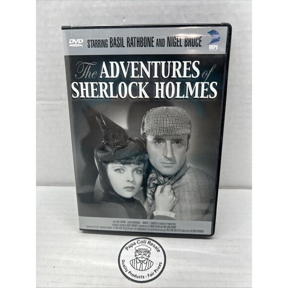 The Adventures Of Sherlock Holmes - DVD, 1939/1967/2002, B&W, Fast Shipping - Picture 1 of 6